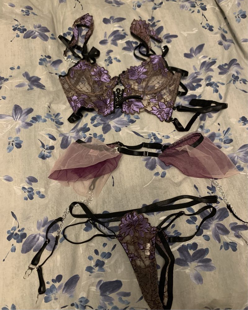 Conjunto lingerie 3 peças