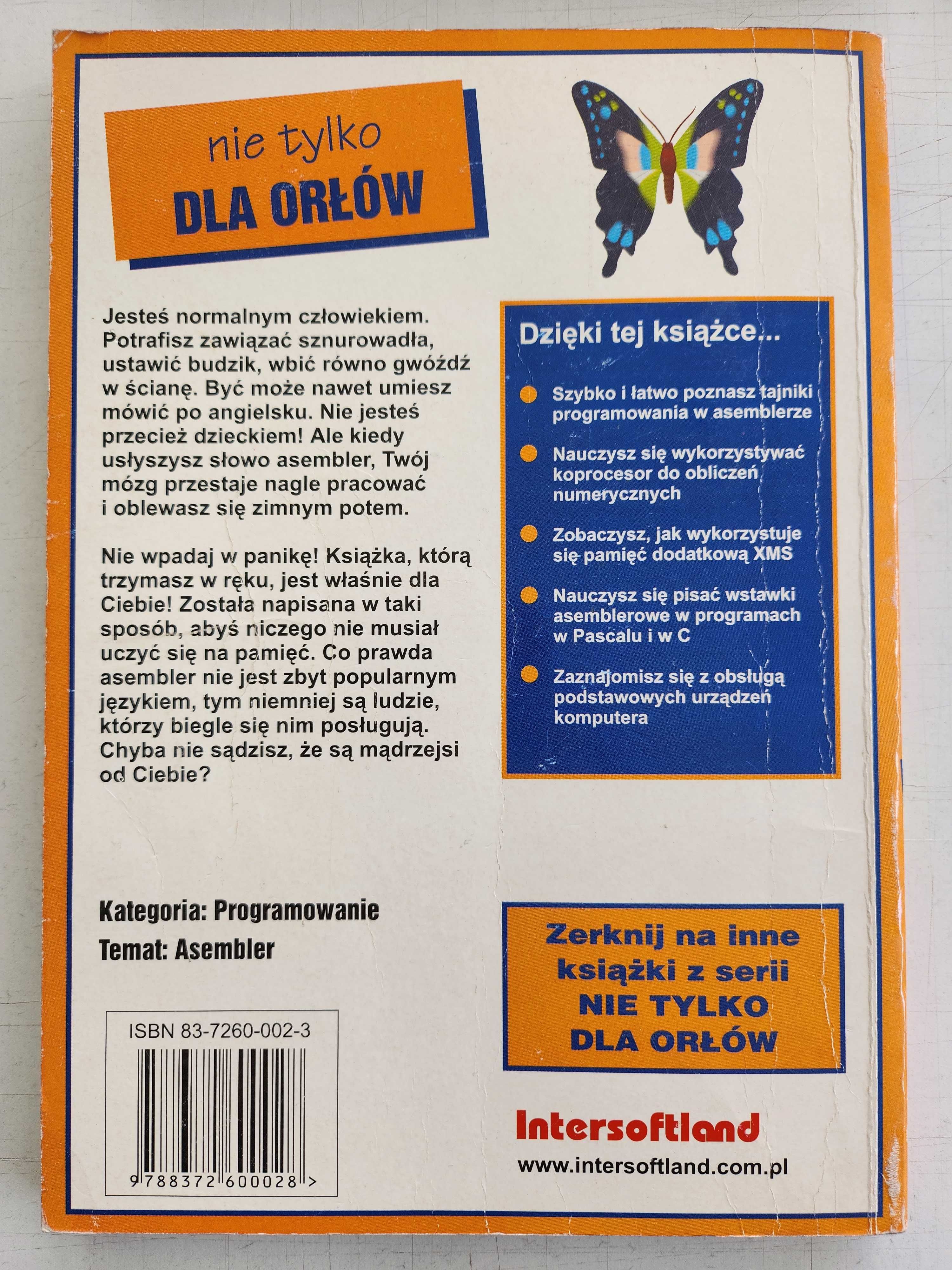 Książka Asembler nie tylko dla orłów - Grzegorz Michałek