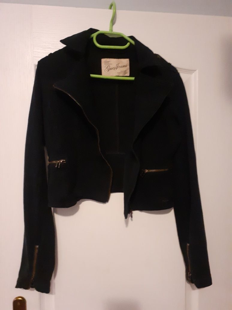 Ramoneska guess jeans granat tanio