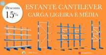 Estante Cantilever carga Ligeira e Média