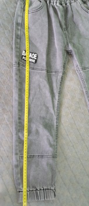 Джинсові сірі штани