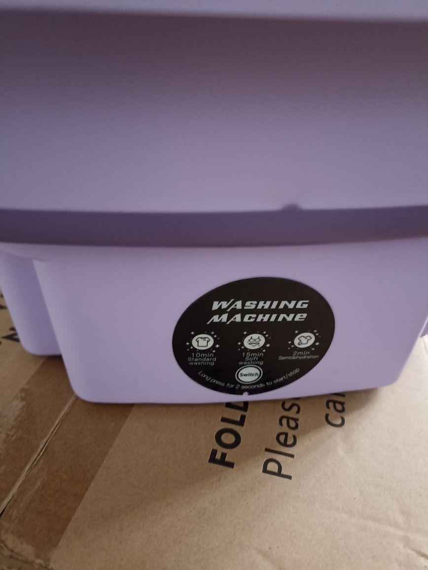 Mini maquina de lavar e secar roupa