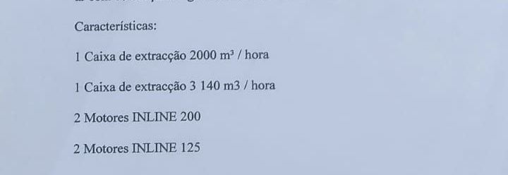 Sistema de extração renovação de ar