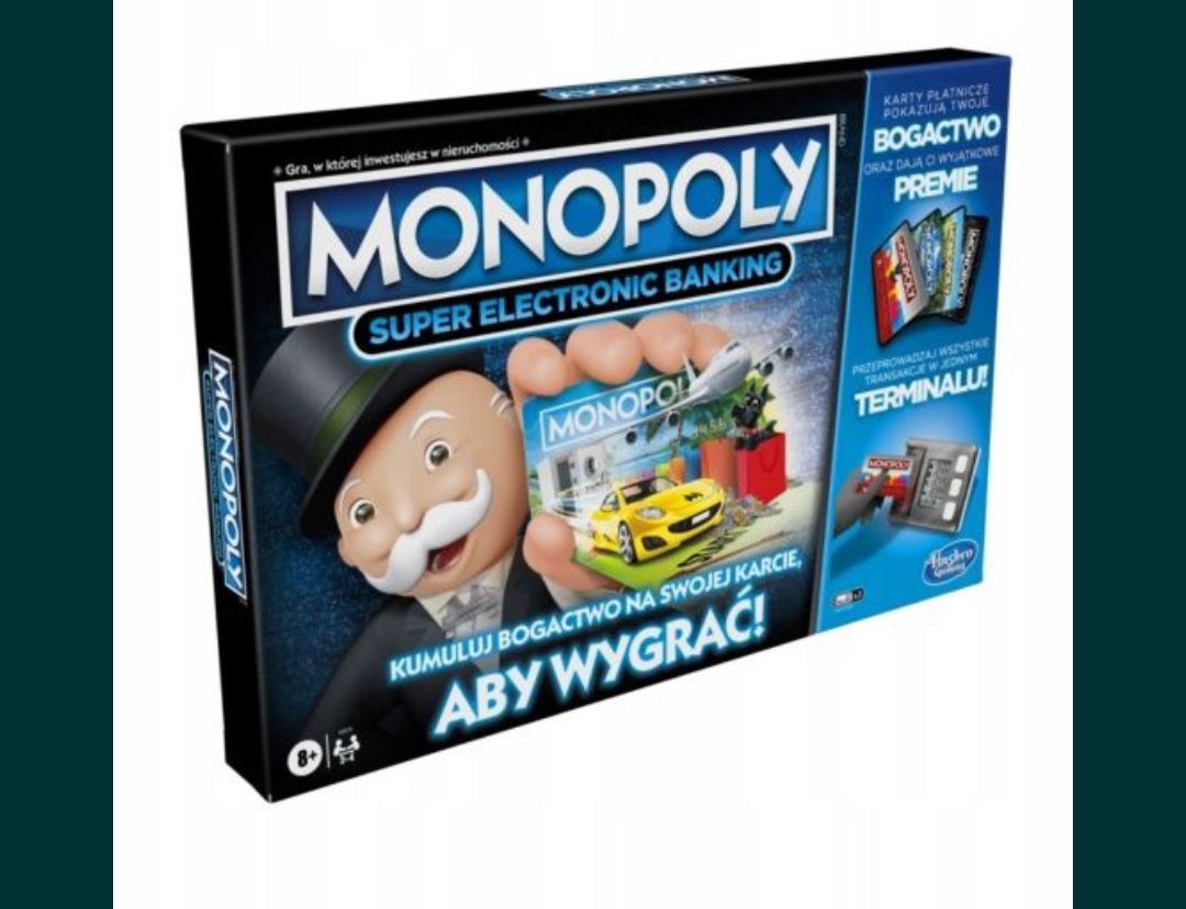 Gra planszowa Hasbro Monopoly Super Electronic Banking nowa