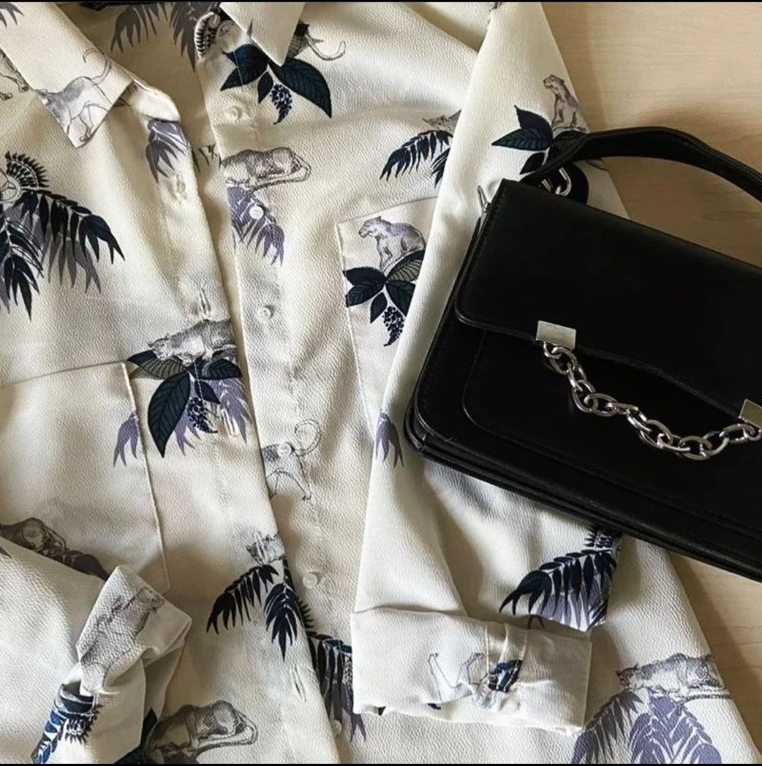 Блуза Zara з принтом