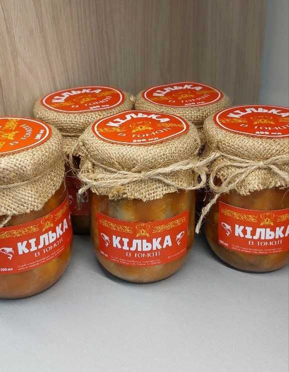 Рыбная консерва.Бычки.Салака.Килька.Рыбная консерва в томате.