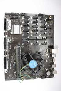 ASUS b250 mining expert + processador e memoria ram