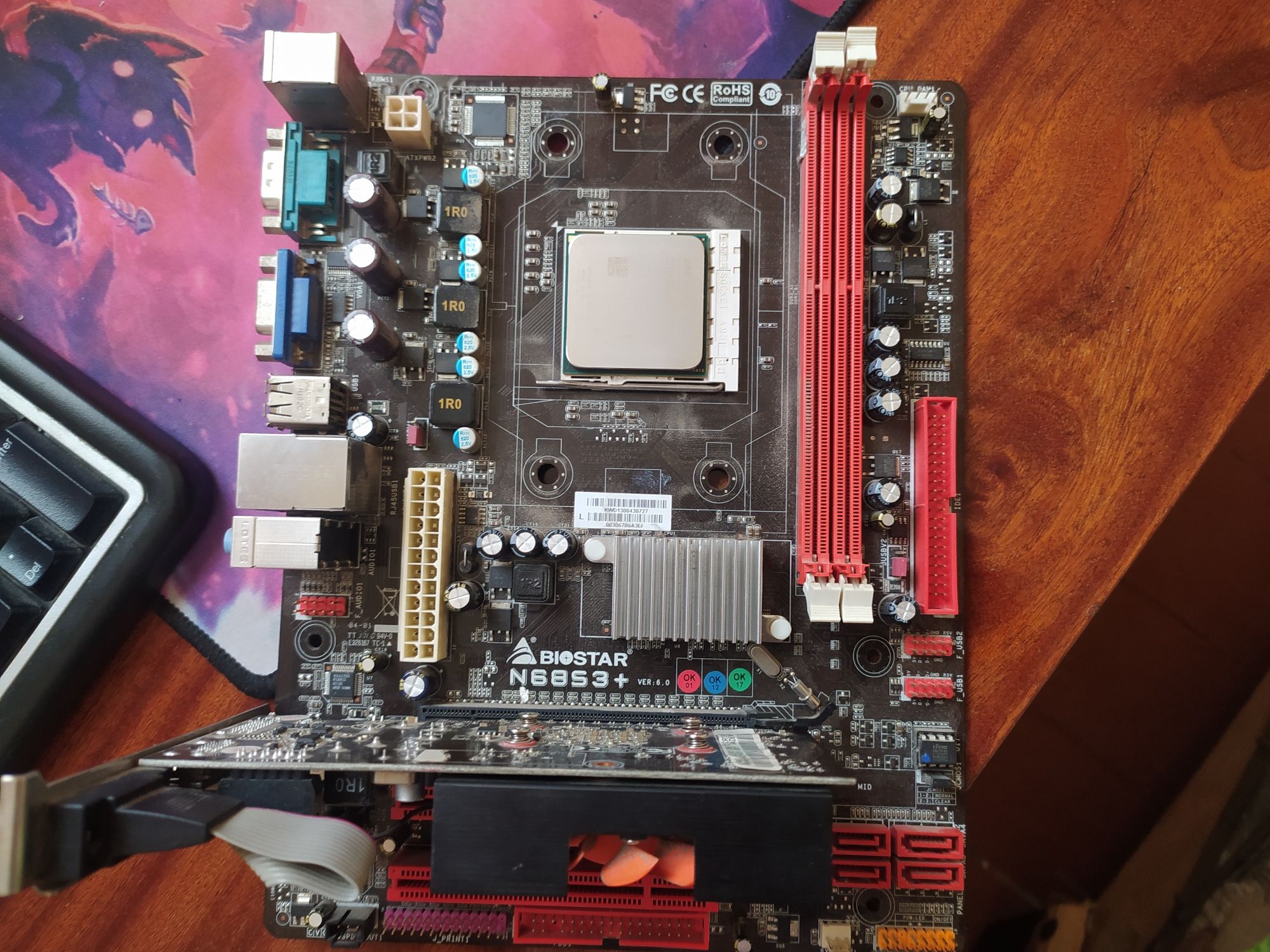 Комплект: Nvidia GT 430, процессор Athlon x2 220.