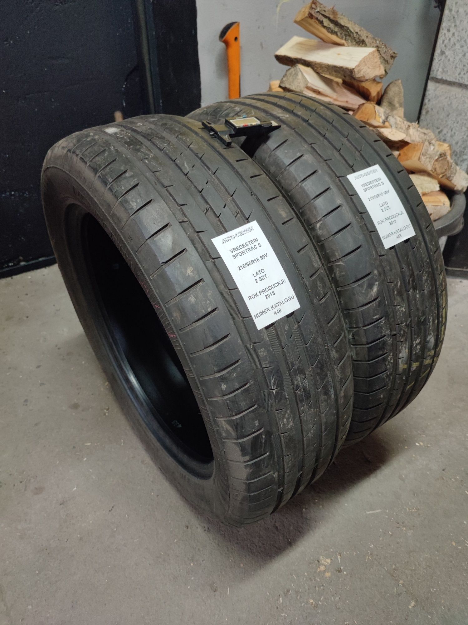 Opony letnie 215/55R18 99V Vredestein SportRac S 2018r 2szt.