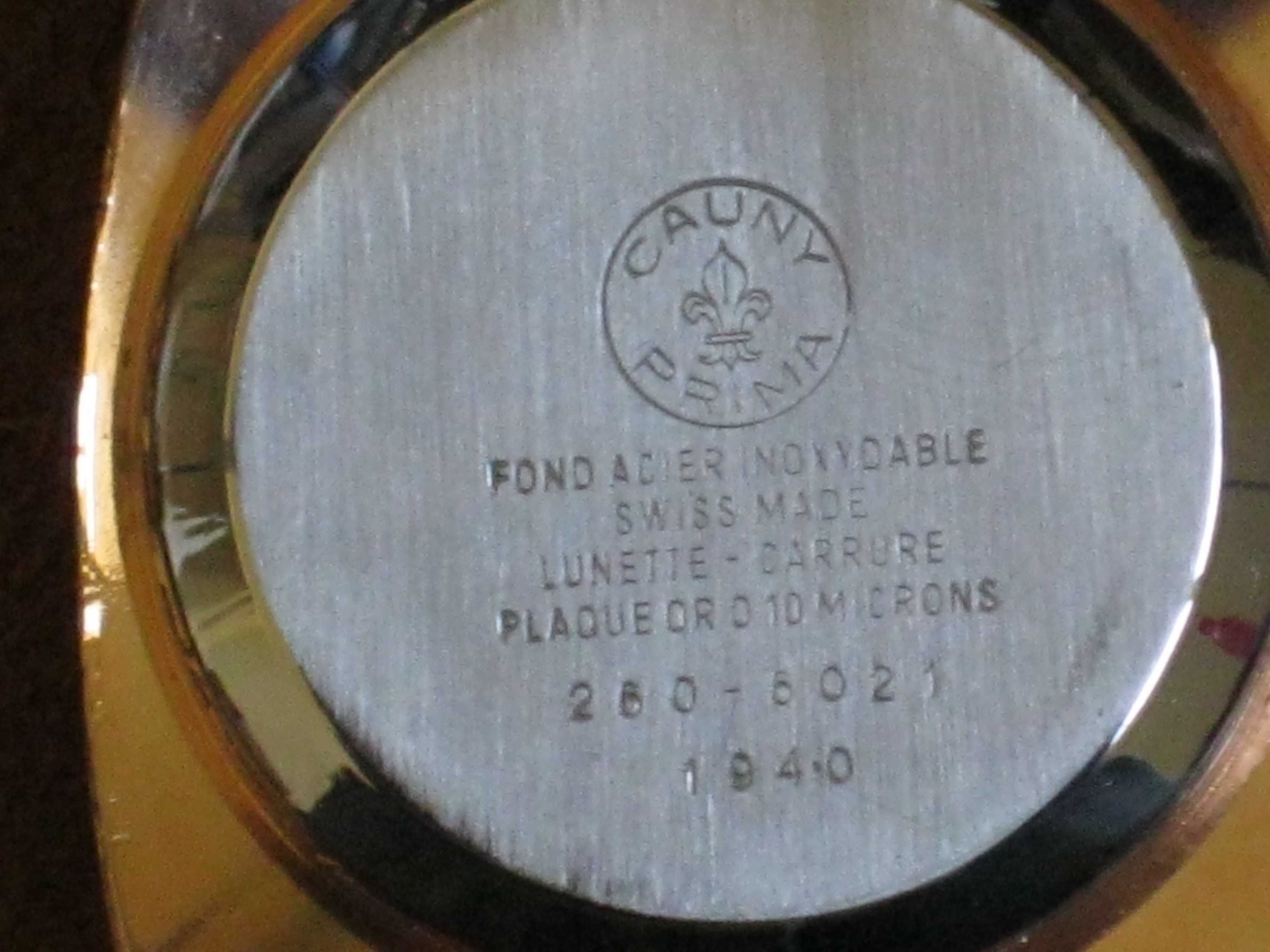 Relógio Pulso HM Antigo Manual (Corda) Cauny Prima (Restaurado) RP