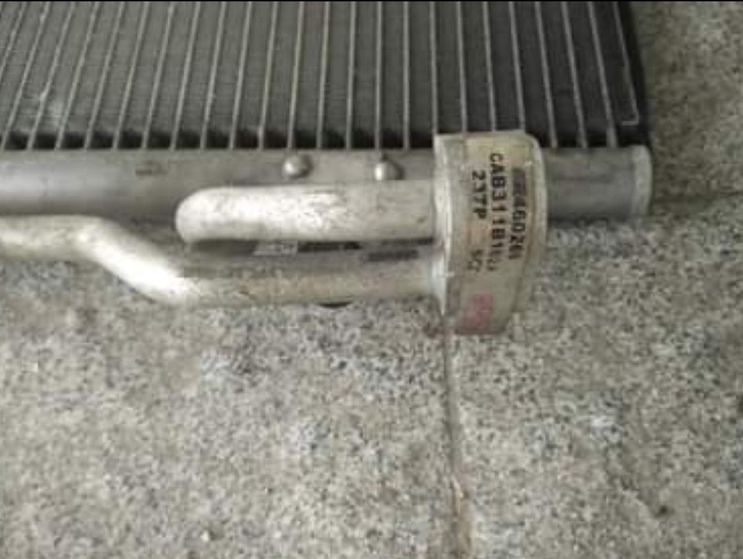 Radiador de água + radiador AC para mitsubishi carisma 2003