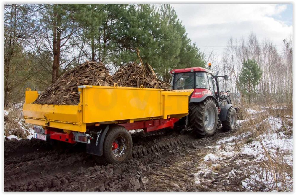 Przyczepa budowlana T 679/2 Tandem Ładowność 12t Pronar Rabaty