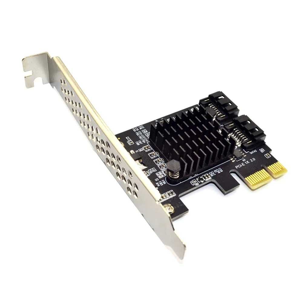 Контроллер адаптер 2, 4, 6 и 8 порта SATA на PCI-e x1