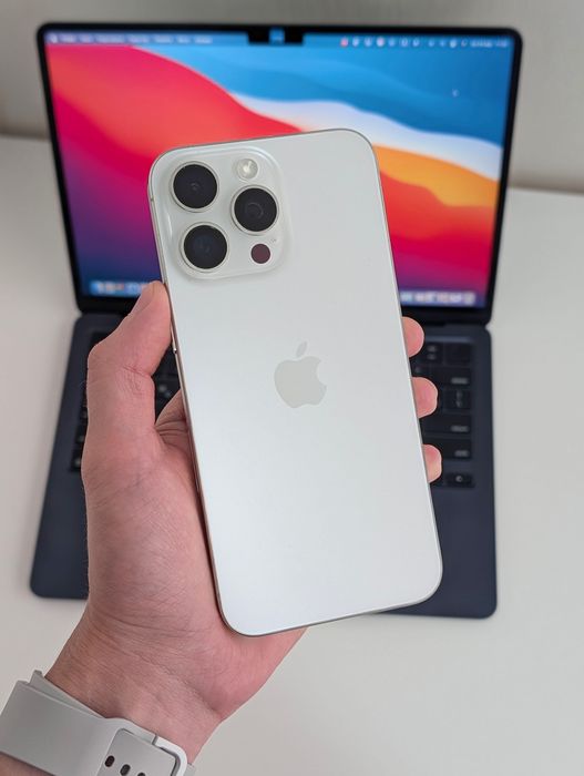 iPhone 15 Pro Max 256Gb White Titanium | Айфон 15 Про Макс Неверлок