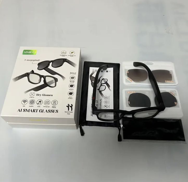 Умние очки с камерой и встроеним чатом GPT
