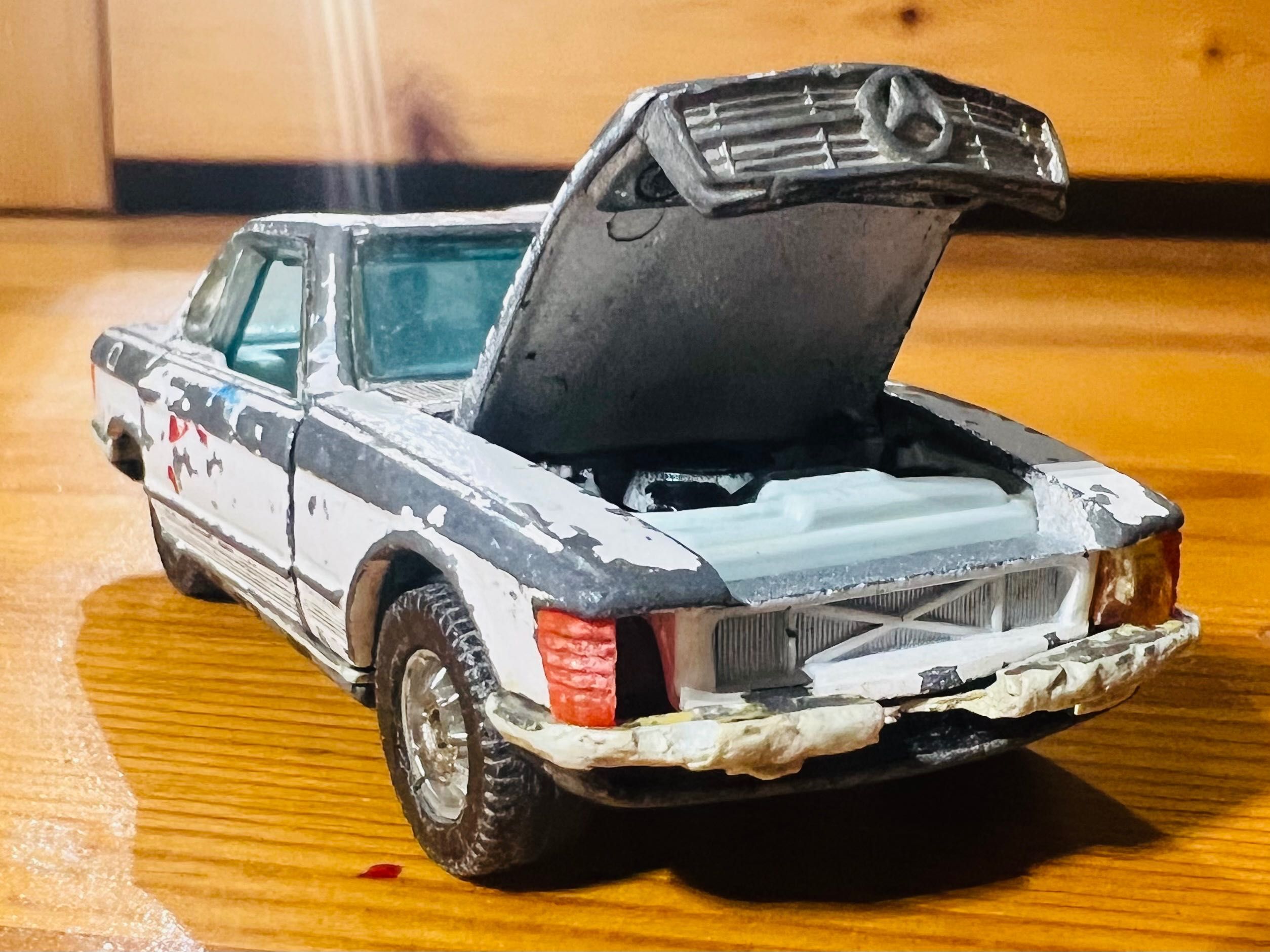 MERCEDES BENZ 350 SL R107 CORGI TOYS WhizzWheels Model MAZAK diecast