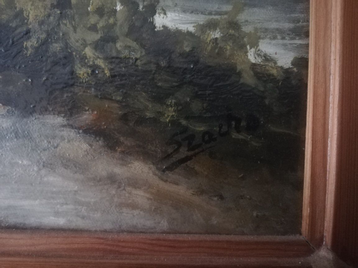 Obraz olejny w ramię 80,5x60,5