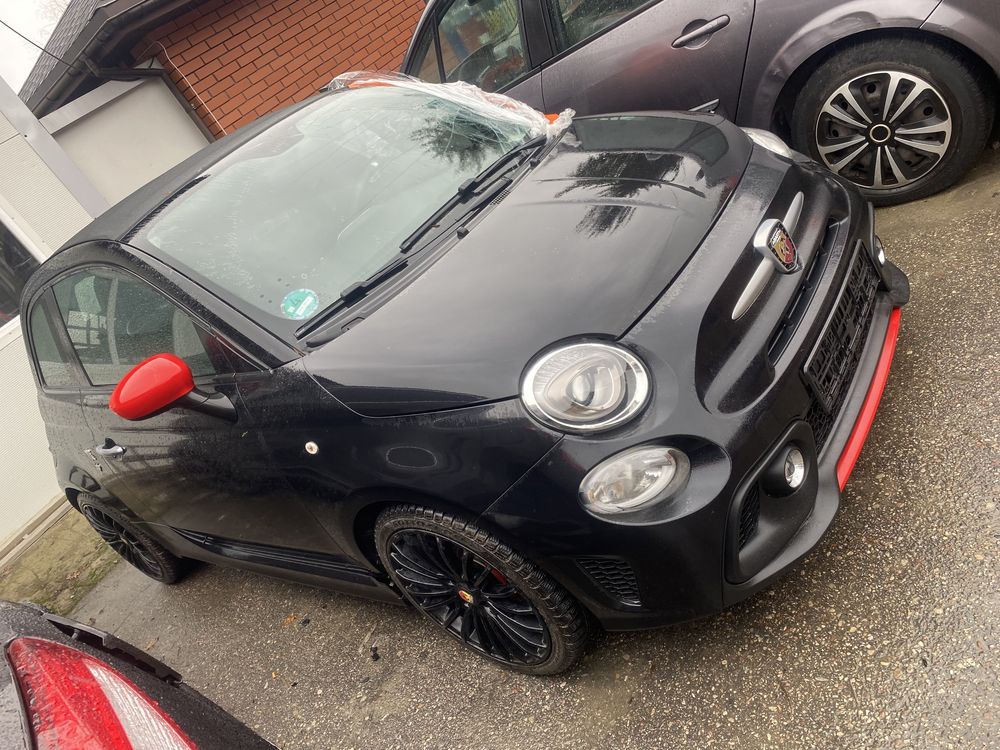 Fiat 500 abarth 1.4 pas przedni wzmocnienie chlodnica woda klima