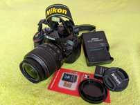 Nikon D5200 AF-S 18-55 G VR з новою картою на 64Gb