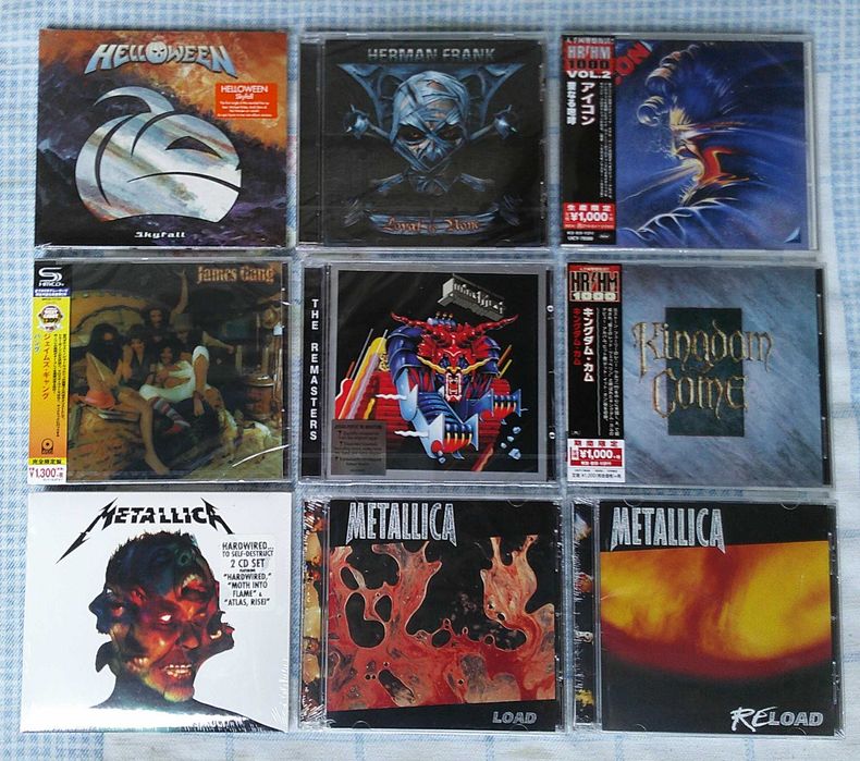 CD's Hard/Metal, novos e selados.