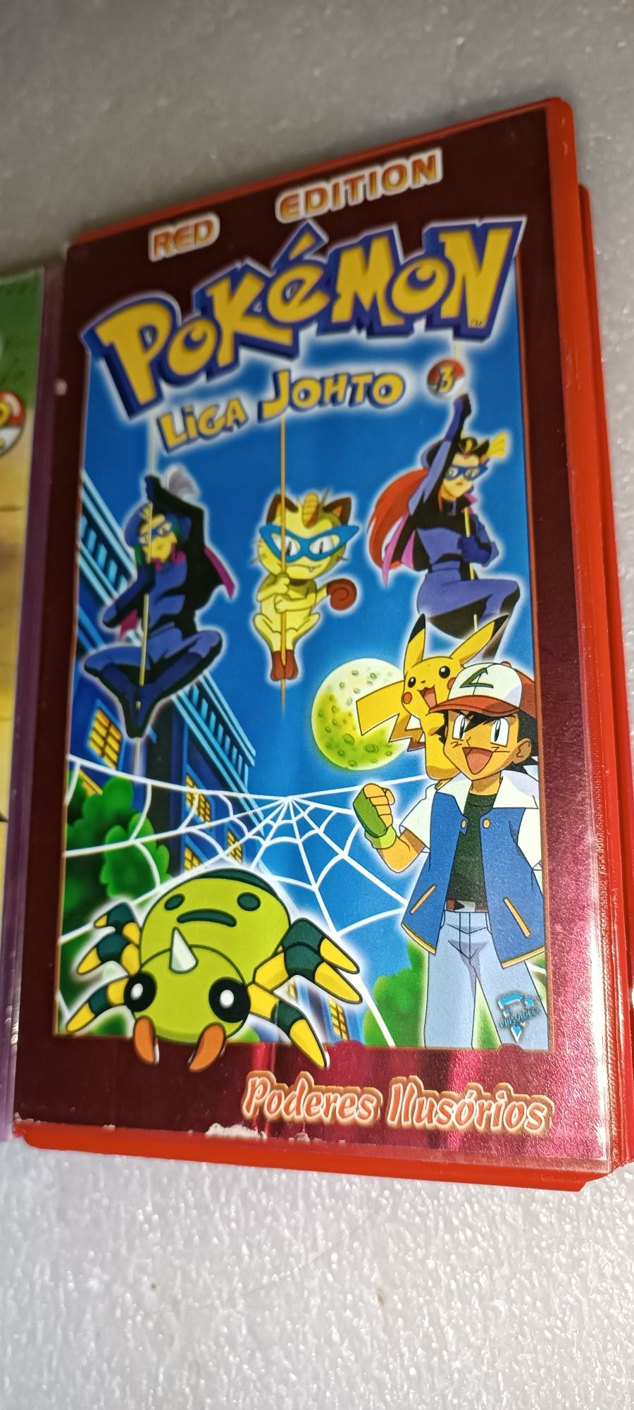 Pokémon 3 Antigas cassetes VHS