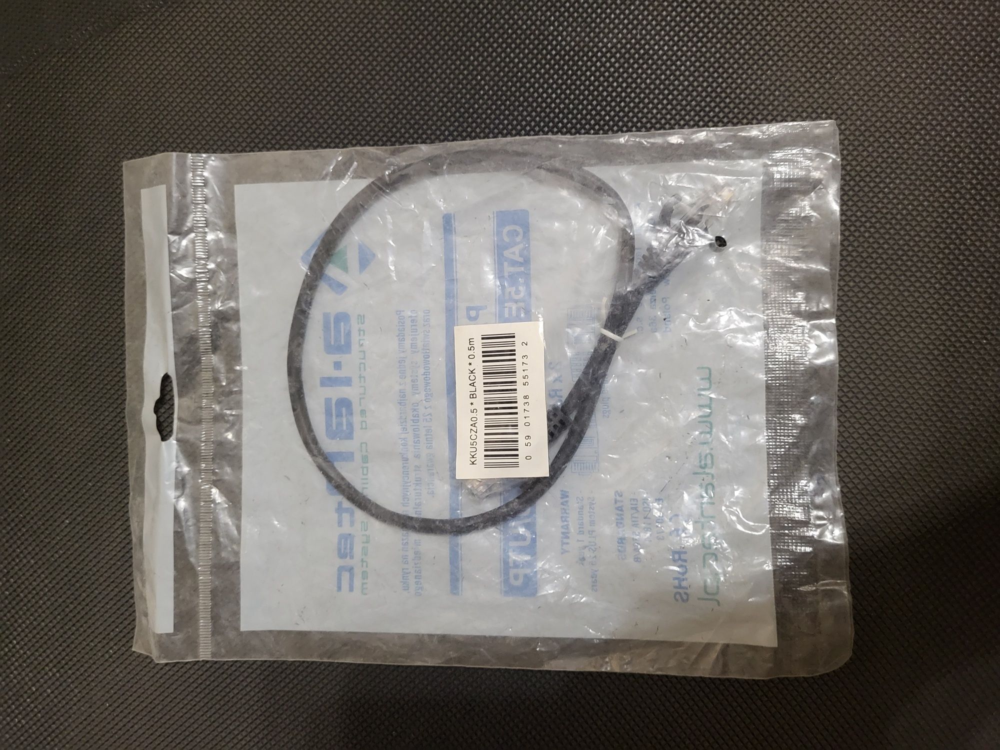 Skrętka, Ethernet RJ45 Alantec U/UTP kat. 6 0,5 m 10szt