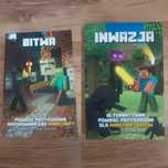 Książki młodzieżowe  seria Minecraft "Bitwa" i "Inwazja" M.Cheverton