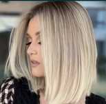 Peruka jasny blond platyna ombre