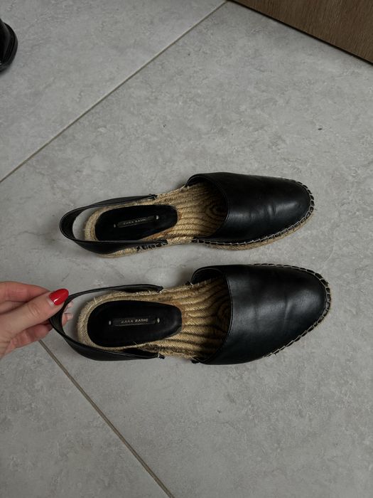 Эспадрильи zara 39 размер босоножки шлепанцы