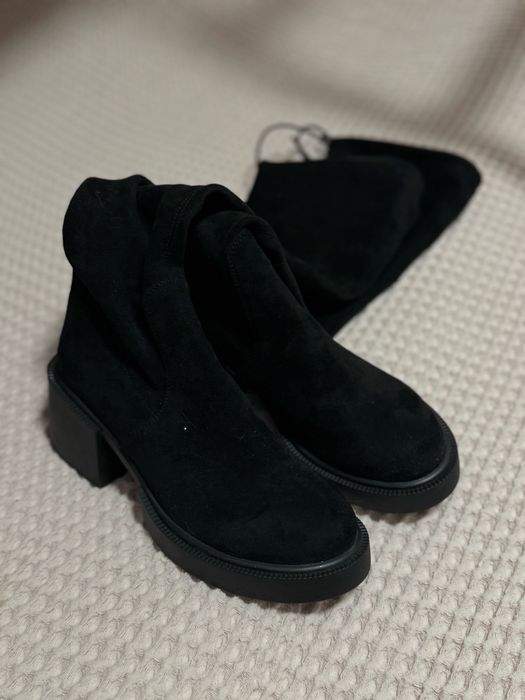 Сапог натуральна замша