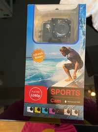 Câmara  Sports (waterproof 30M) full HD 1080p