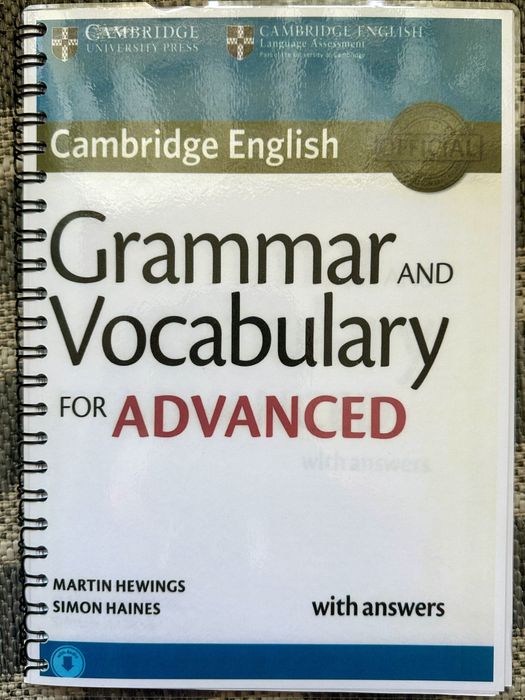 Книга Grammar and Vocabulary for Advanced Cambridge| IELTS/FCE/CAE