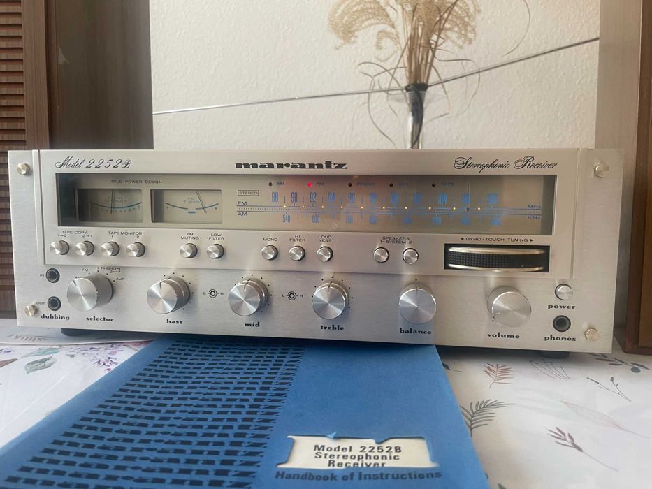 Amplituner Marantz 2252B z kolumnami vintage