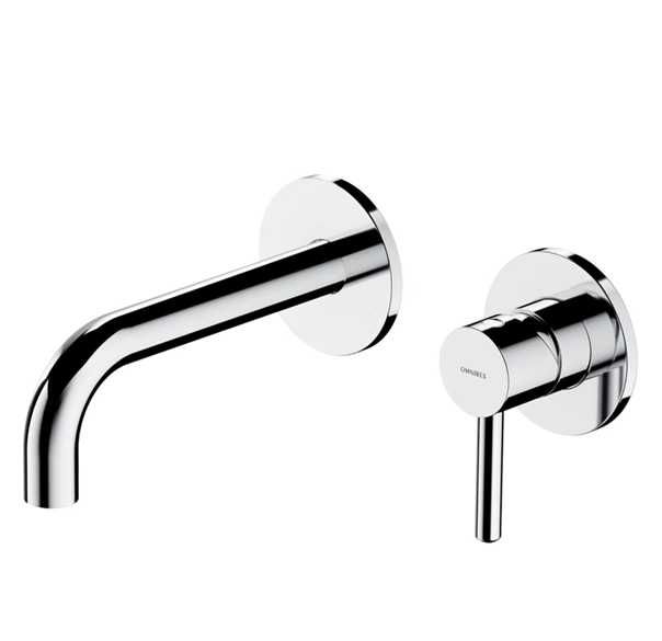 OMNIRES Preston Bateria Umywalkowa Podtynkowa, Chrom (Y12115H)