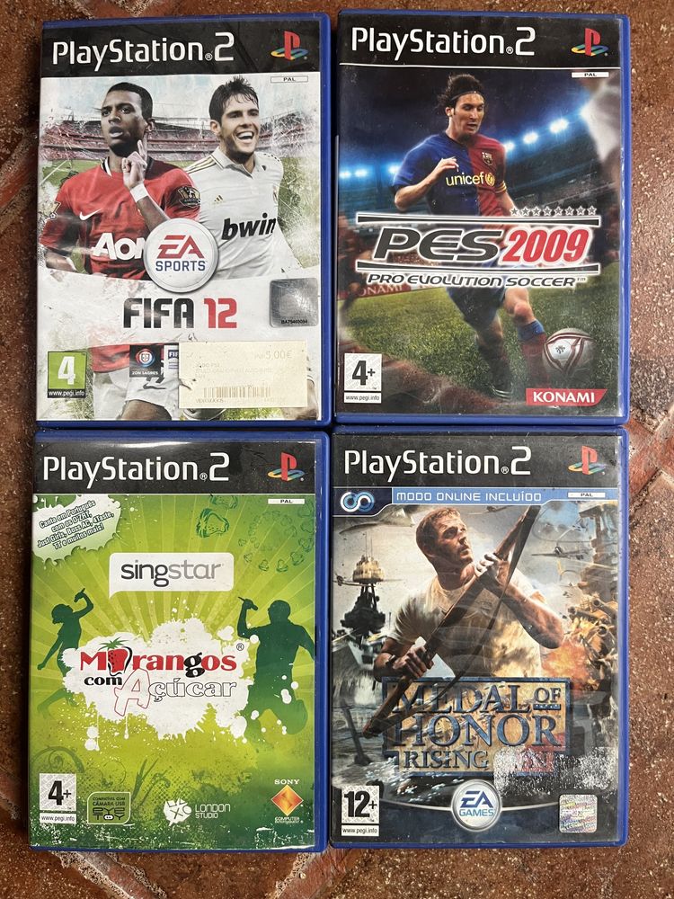 4 jogos Playstation 2