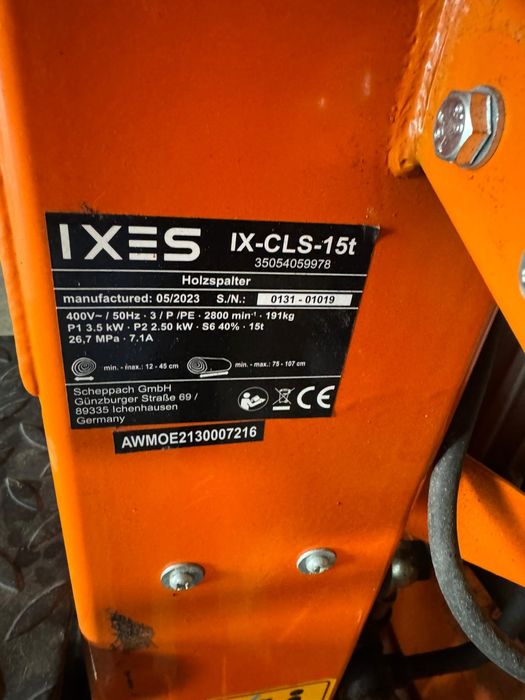 Łuparka do drewna Scheppach 15 ton .