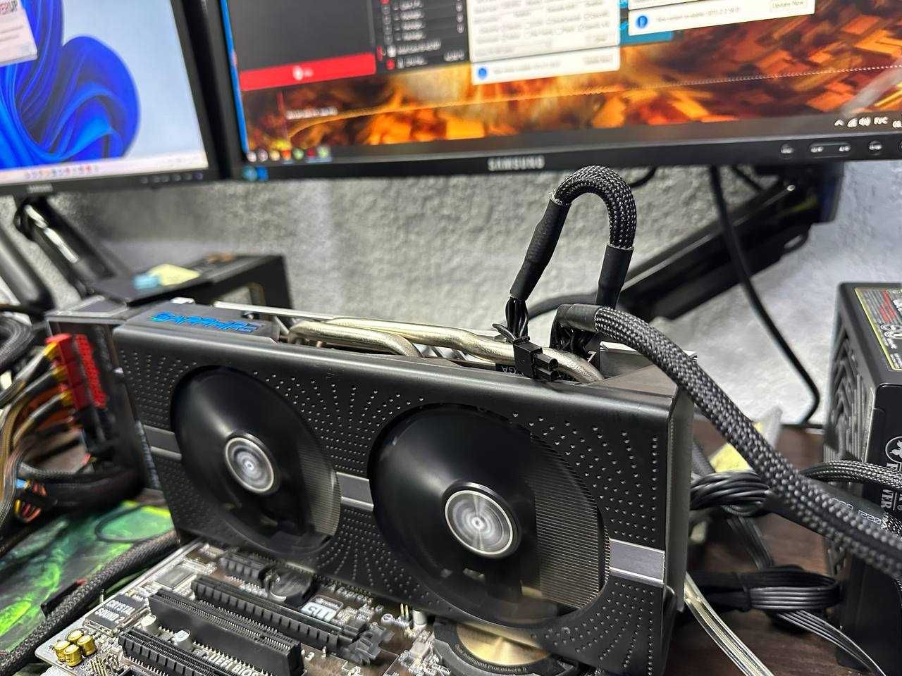 Відеокарта ТОП Sapphire Nitro+ rx580 8gb 256bit GDDR5 KLAVAcomp