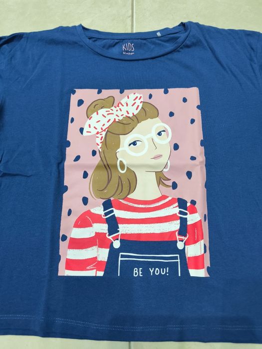 Camisola azul da Kids Collection