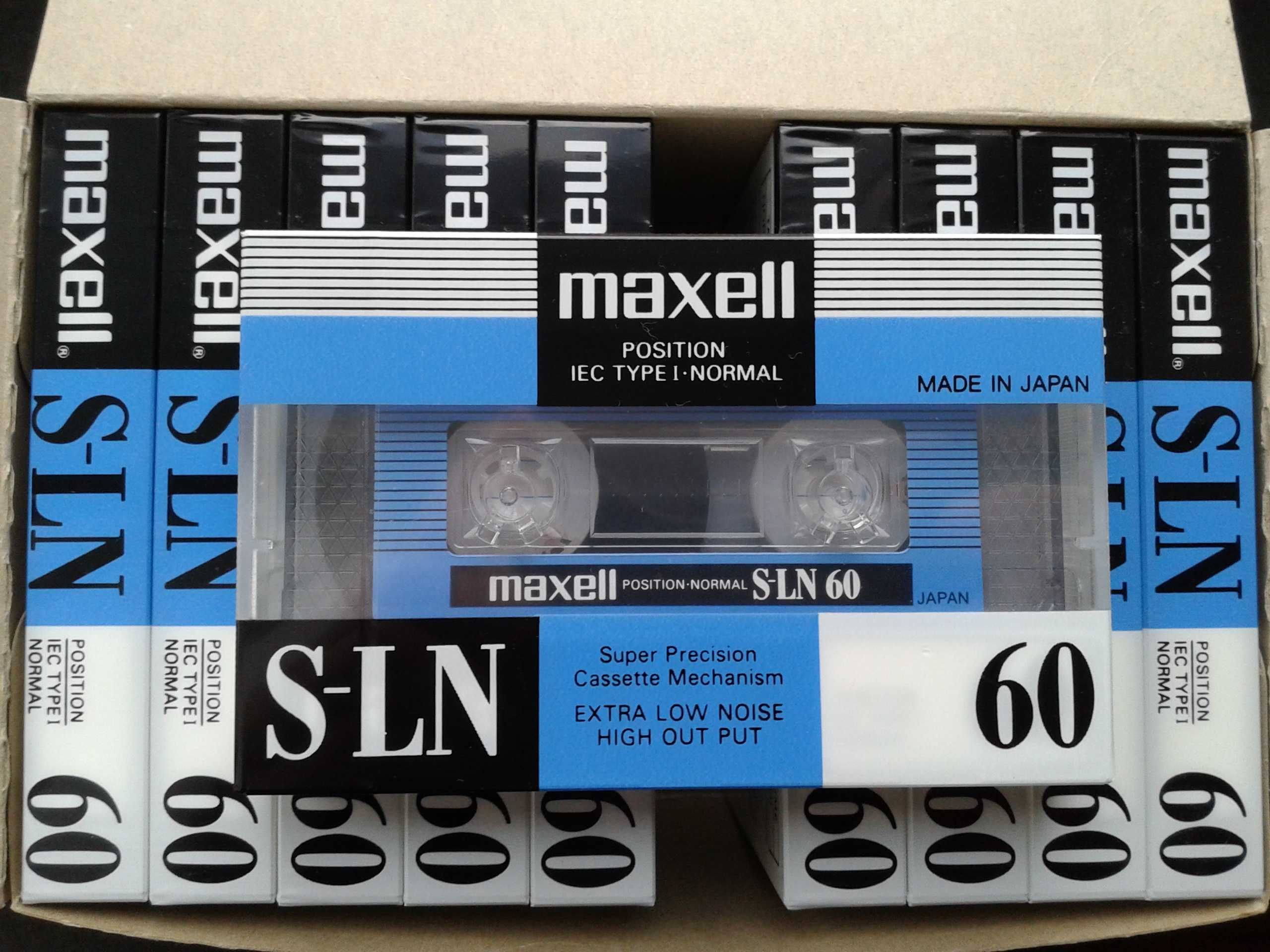 Кассеты Maxell S-LN 60, TDK, BASF, SNC, Sony