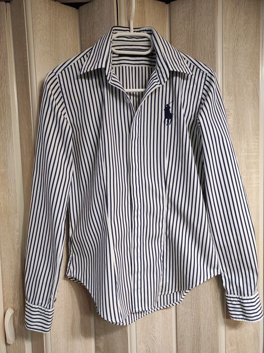 Koszula damska Ralph Lauren, duży granatowy jeździec r.34