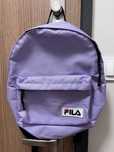 Liliowy plecak FILA