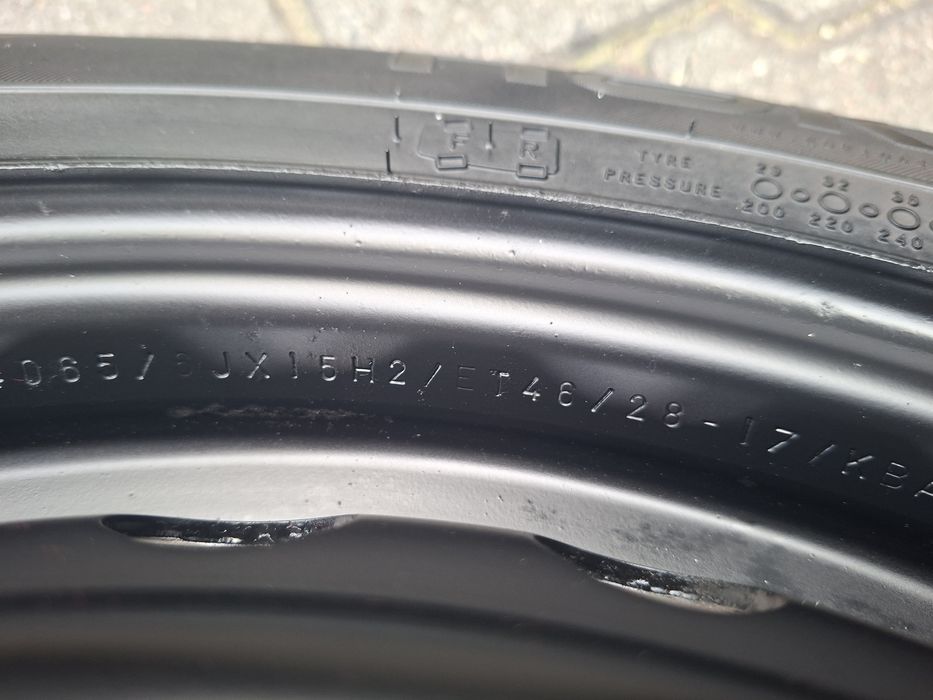 Koła zima 15" 4x100 ET46 Kia Rio, Stonic 185/65/15