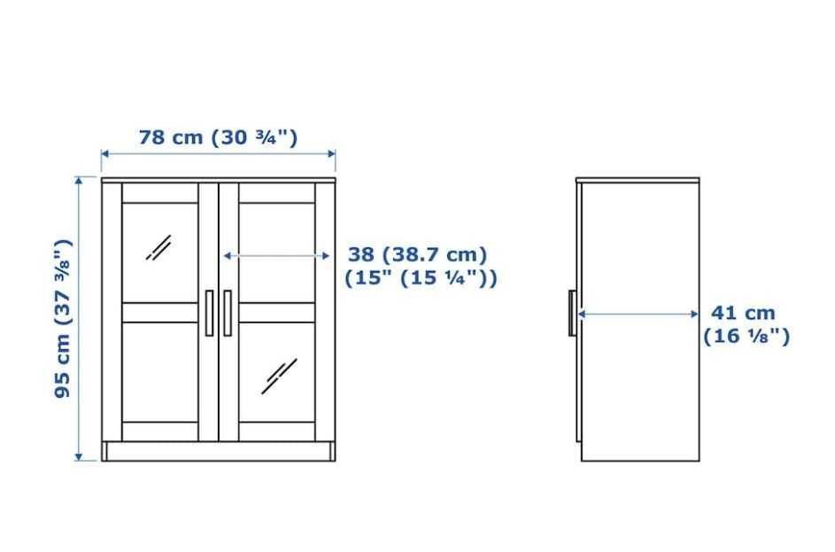 Czarna szafka komoda Ikea BRIMNES