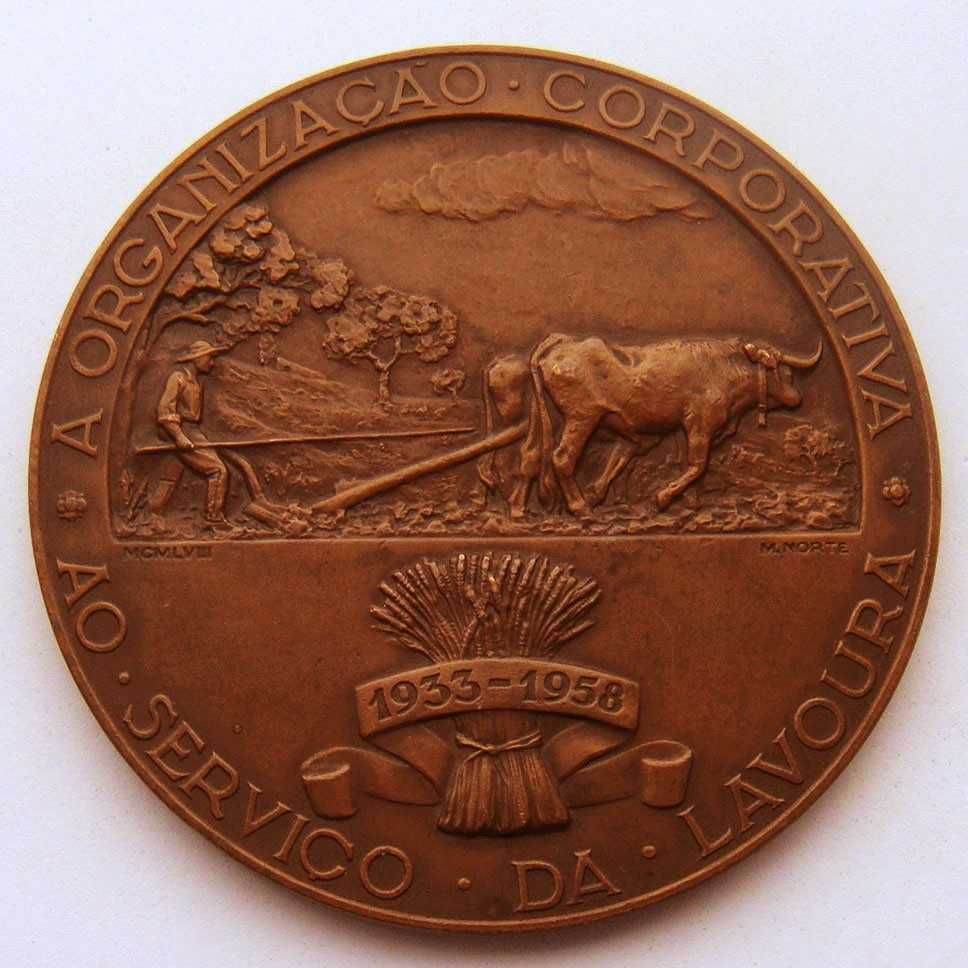 Medalha de Bronze Agricultura Produtores de Trigo por M NORTE 1958