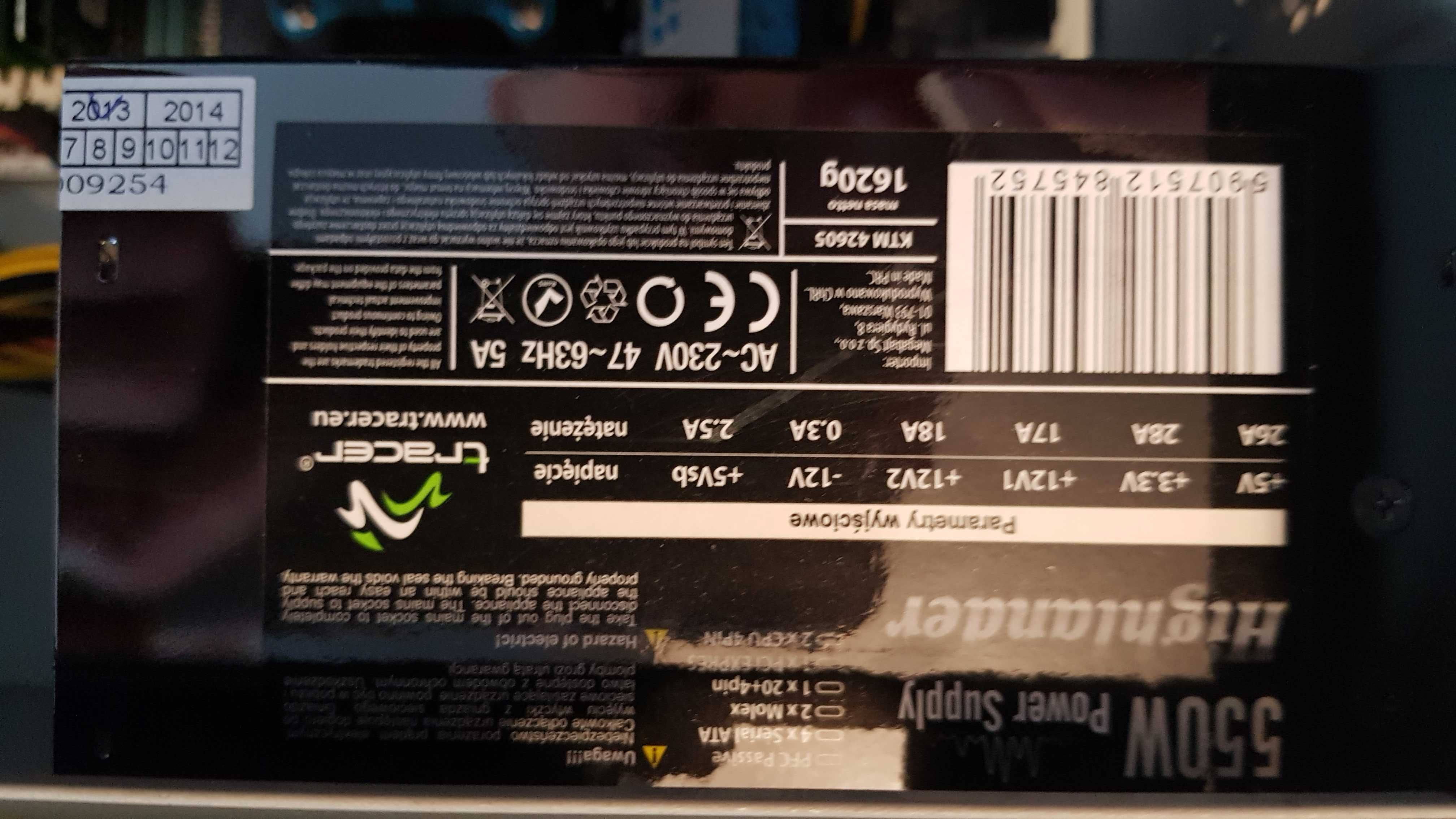 PhenomII 945 Noctua płyta ASUS M4A89 AM3 RAM 10GB -części