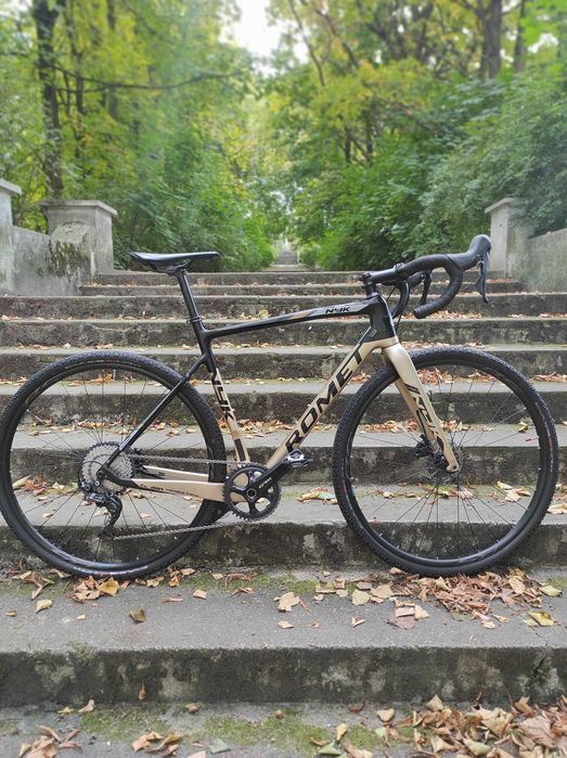 ROWER Grawel ROMET NYK 54cm Czarno Złoty - jak nowy.