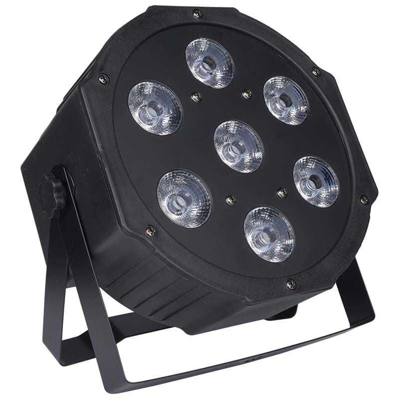 Reflektor PAR LED Na Statywie 7 x 9W RGB Mix Kolorów DMX