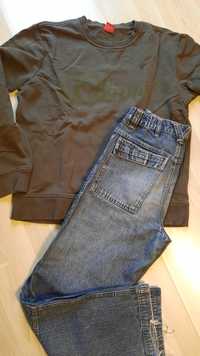 Spodnie i bluzy x2 zestaw 164