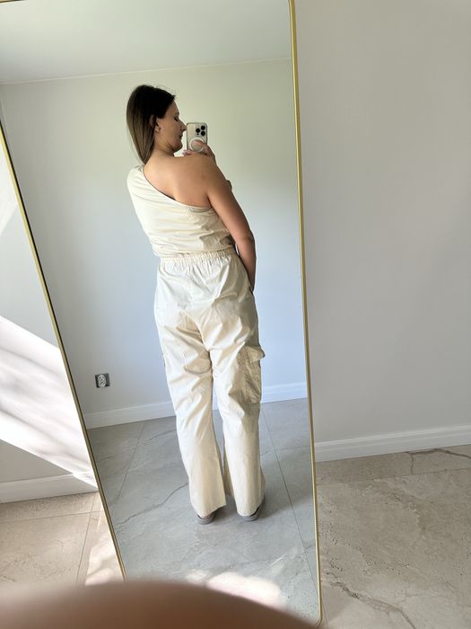 Kombinezon na jedno ramię Zara rozmiar XL bawełna