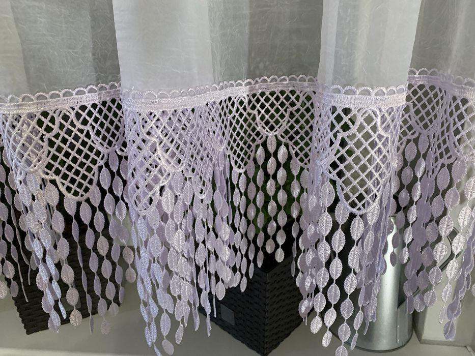 Firanka woal kreszowany